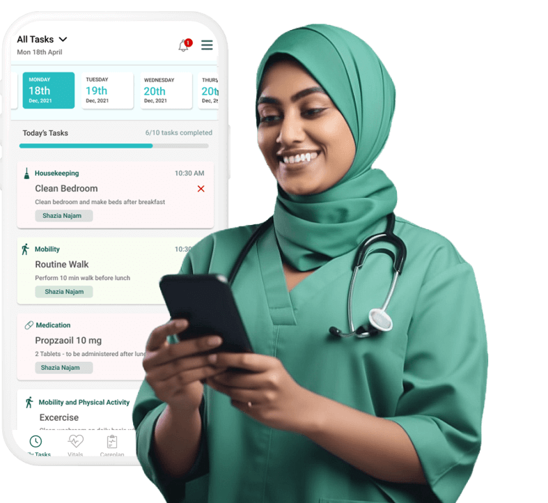 Nurse-with-Phone