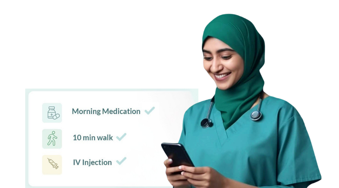 Medical checklist app